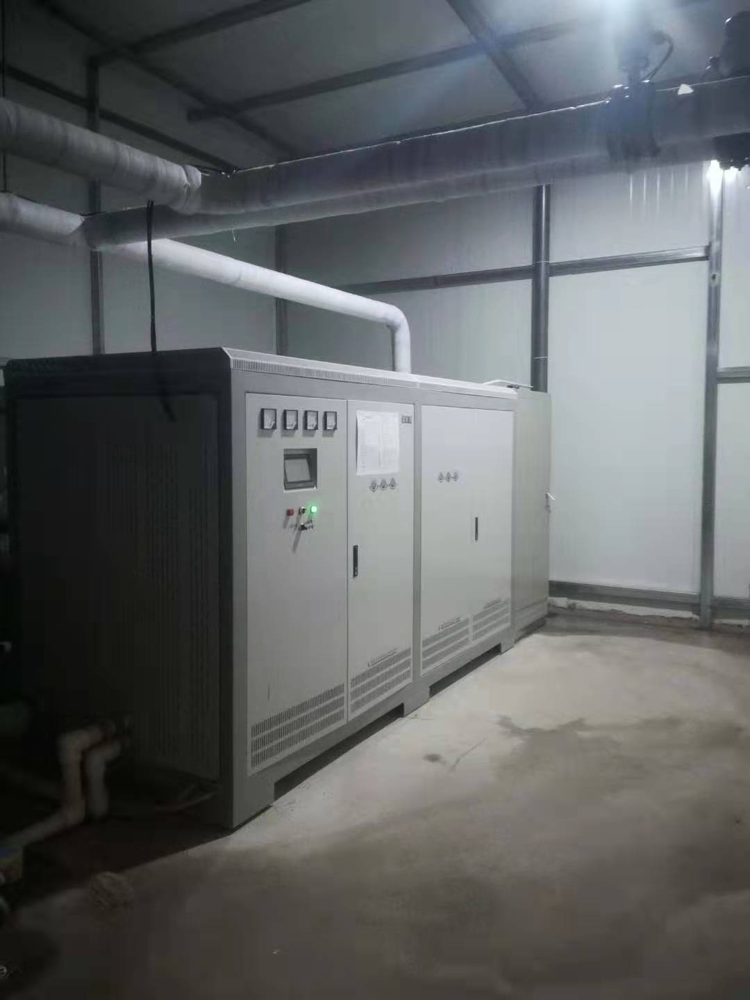 沈阳克拉古斯食品厂8000平米电磁采暖炉供暖案例现场